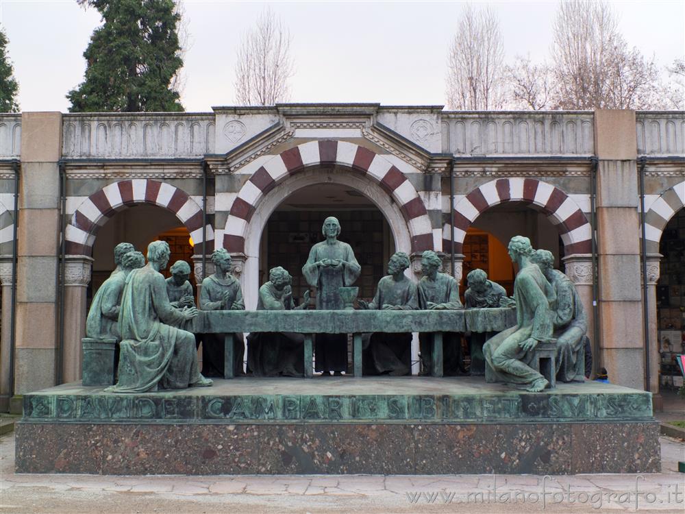 Milan (Italy) - Funerary monument of the family Campari inside the Monumental Cemetery